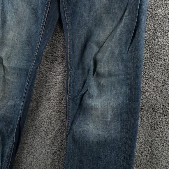 Nudie Jeans Co Mens Jeans Denim Pants Trouser Size 28x32 GRIM TIM WHITE KNEE - Picture 6 of 16